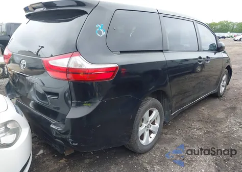 2019 Toyota Sienna L 7 Passenger z USA, uszkodzony, nr VIN 5TDZZ3DC7KS988560